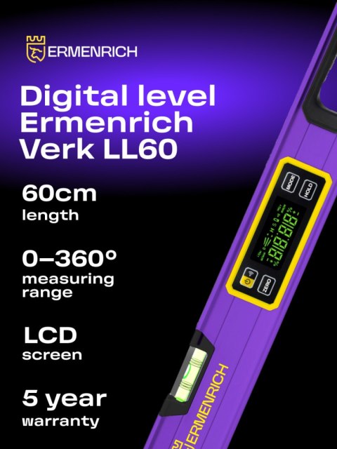 Poziomica cyfrowa Ermenrich Verk LL60