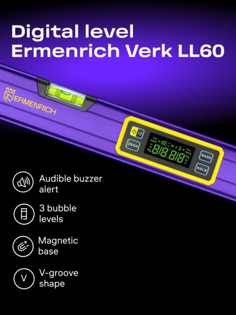 Poziomica cyfrowa Ermenrich Verk LL60