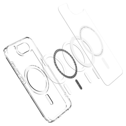 Etui na iPhone 16e Ultra Hybrid MagSafe - przezroczyste