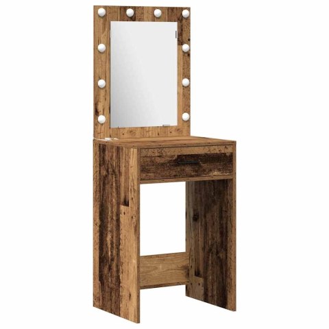 Toaletka 3 pcs Brązowy 40 x 41 x 135 cm Materiał drewnopochodny