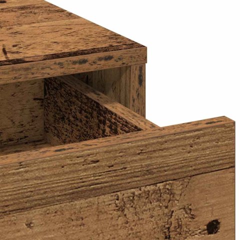 Toaletka 3 pcs Brązowy 40 x 41 x 135 cm Materiał drewnopochodny