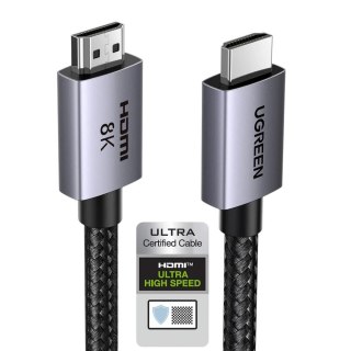 Kabel HDMI Ugreen HD171 25910 HDMI - HDMI 2.1, 8K 60Hz, 3D, HDR, 48Gbps 2m