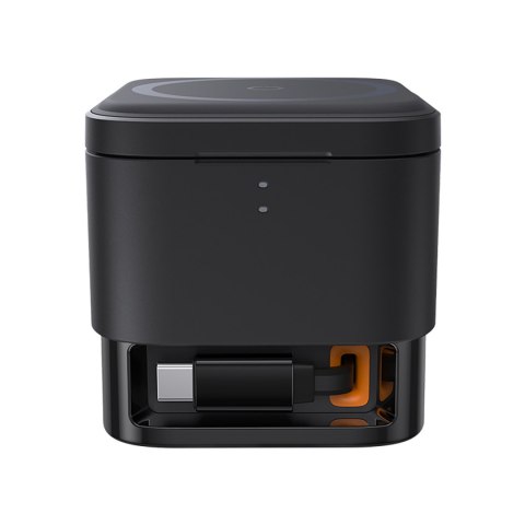 Ładowarka indukcyjna 3w1 do telefonu smartwatcha MagSafe 25W - czarna