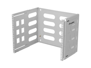 Uchwyt ścienny rack Lanberg 19" 8U 497x400/240 szary