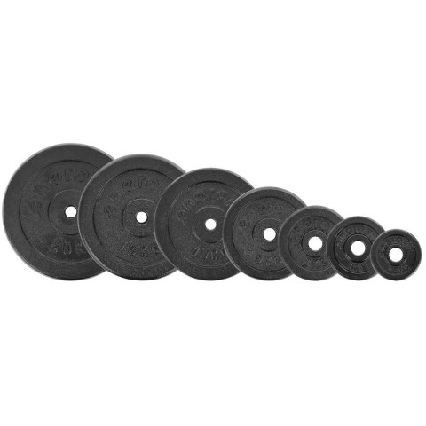 OBCIĄŻENIE ŻELIWNE CZARNE 15 KG ENERO FIT fi26,5 1SZT