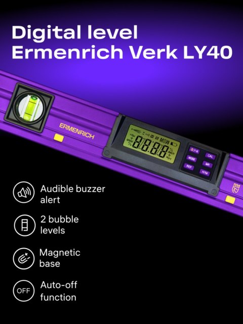 Poziomica cyfrowa Ermenrich Verk LY40