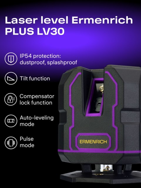 Poziomica laserowa Ermenrich PLUS LV30