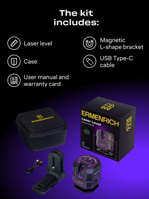 Poziomica laserowa Ermenrich PLUS LV30