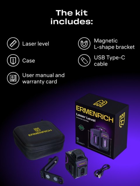 Poziomica laserowa Ermenrich PRO LV20