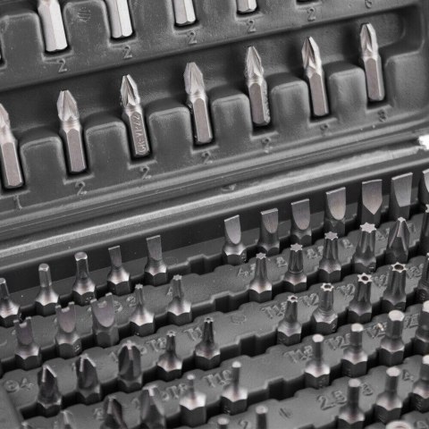 Zestaw narzędzi Bitów TORX i imbusów - 100 elementów w skrzynce