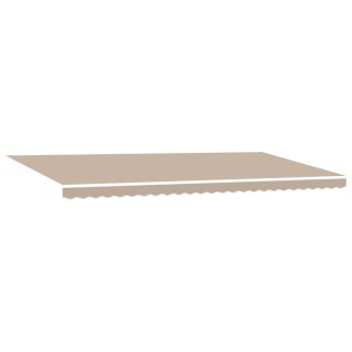 Markiza zwijana Ze LED Lights Beżowy 600 ×350 cm tkanina