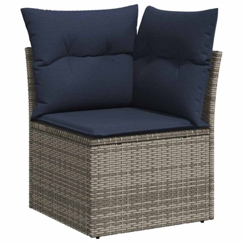 Zestaw Sof 9 pcs Szary polirattan