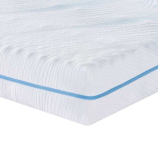 Materac Biały 200 x 200 cm Tkanina żakardowa