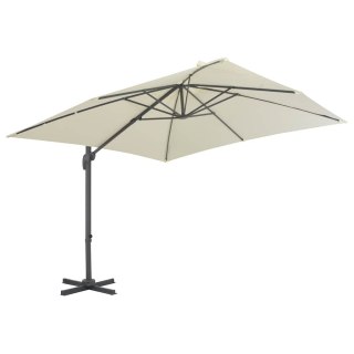 Parasol ogrodowy Cantilever z aluminiowym słupkiem 300x300 cm, piaskowy