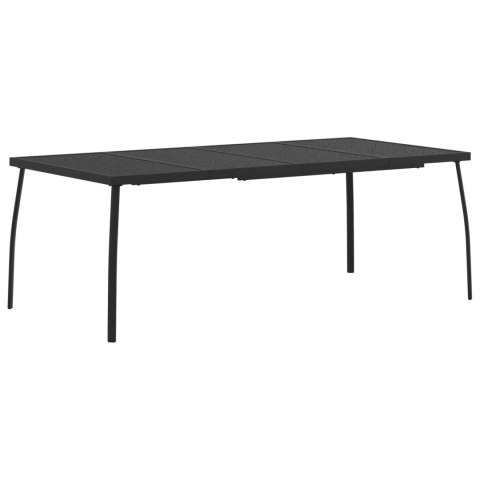 Zestaw Mebli Ogrodowych 7 pcs antracytowy Żelazo i stal