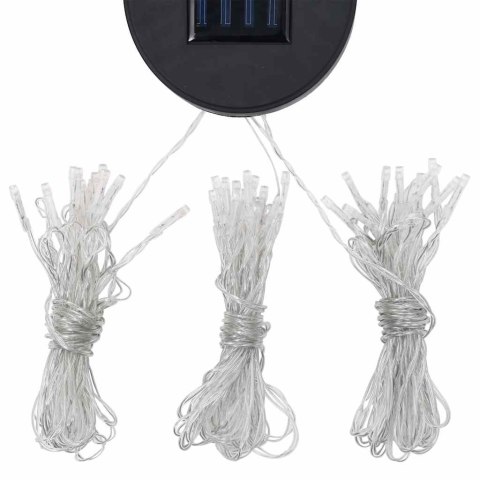 Altana ze sznurem lampek LED, 3x3 m, winna czerwień