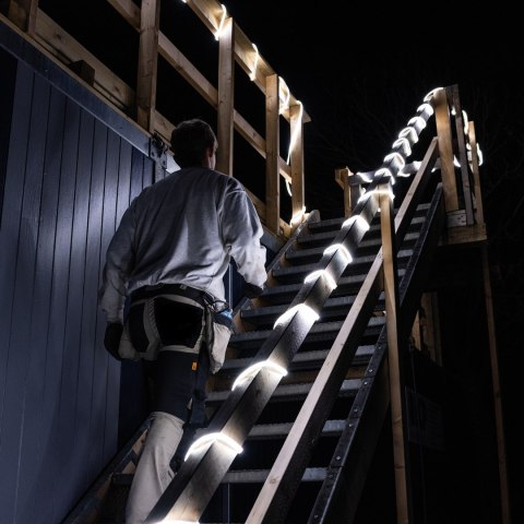 Budowlana Taśma LED na rusztowania 15 m 15000 lm ROPE LIGHT 15 03.5818 SCANGRIP