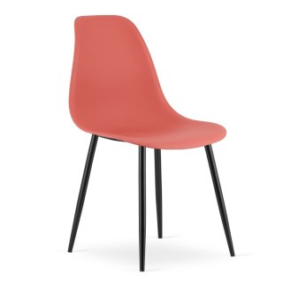 Krzesło WAT cynober / nogi czarne x 2