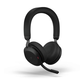 Słuchawki z mikrofonem Jabra Evolve2 75 Link380a MS Stereo Czarne bezprzewodowe