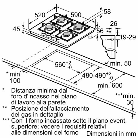 Płyta gazowa BOSCH PNP6B6K40 (OUTLET)