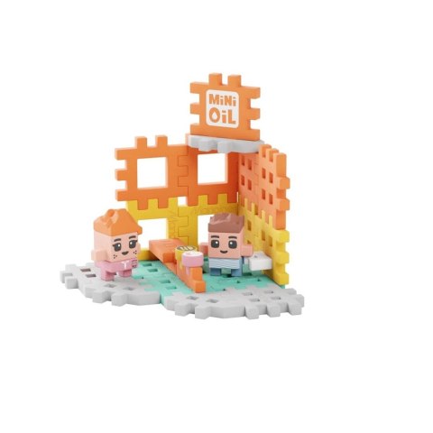 MARIOINEX Klocki Mini Waffle City Stacja paliw, 148 elementów