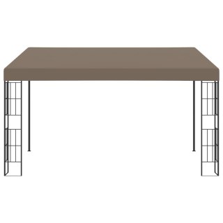 Altana przyścienna, 4 x 3 m, taupe, tkanina