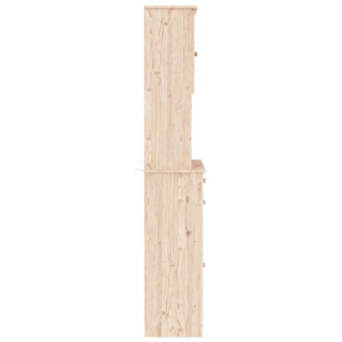 Kredens ALTA, 77x35x188 cm, lite drewno sosnowe