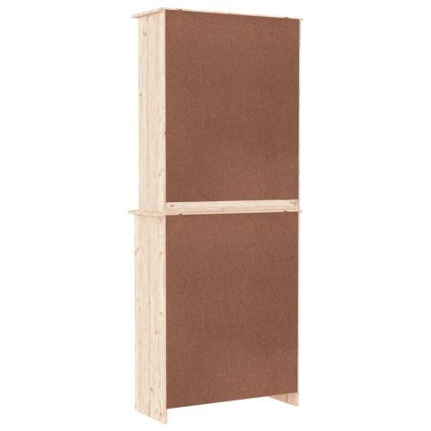 Kredens ALTA, 77x35x188 cm, lite drewno sosnowe