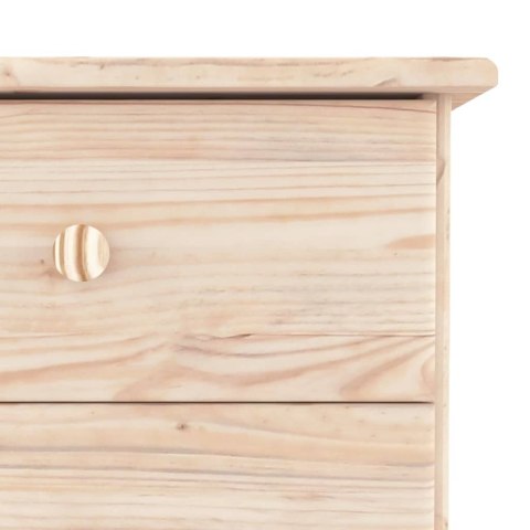 Kredens ALTA, 77x35x188 cm, lite drewno sosnowe