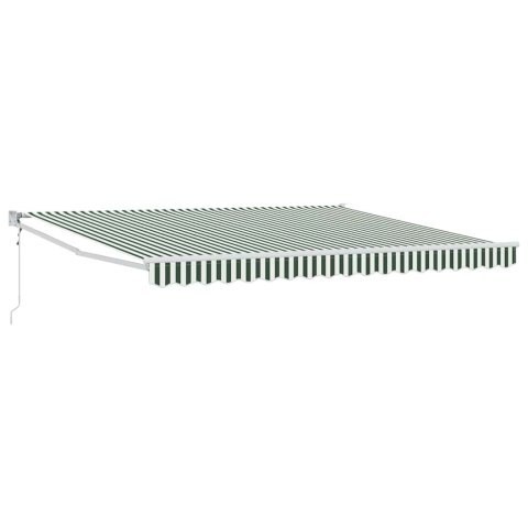 Elektryczna Rozkładana Markiza Zielony 400 × 300 cm