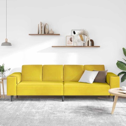Sofa do salonu Żółty 250 x 77 x 76 cm