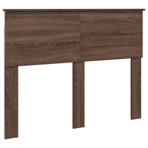 Ramka łóżka Brązowy dąb 120 x 190 cm Materiał drewnopochodny