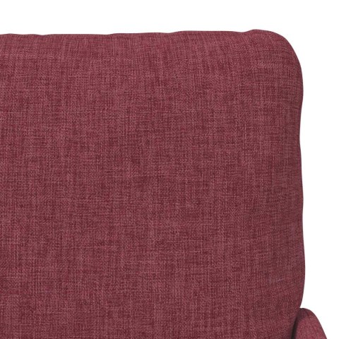 Zestawy sof 3 pcs Czerwone wino 115 x 56 x 80 cm sklejka