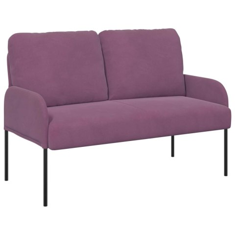 Zestawy sof z poduszką 3 pcs Fioletowy 115 x 56 x 80 cm sklejka