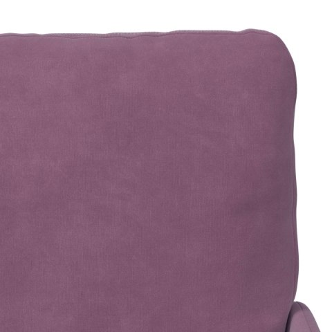 Zestawy sof z poduszką 3 pcs Fioletowy 115 x 56 x 80 cm sklejka