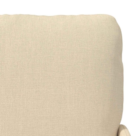 Zestawy sof z poduszką 3 pcs Kremowy 115 x 56 x 80 cm sklejka
