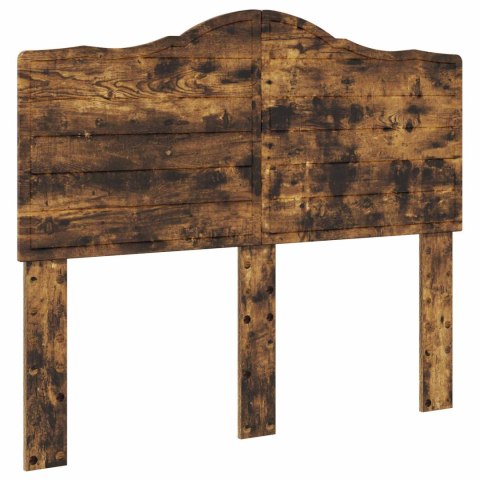 Ramka łóżka Dąb wędzony 120 x 190 cm Materiał drewnopochodny