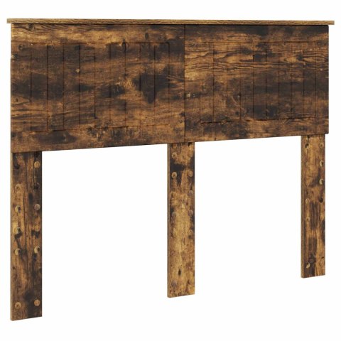 Ramka łóżka Dąb wędzony 135 x 190 cm Materiał drewnopochodny