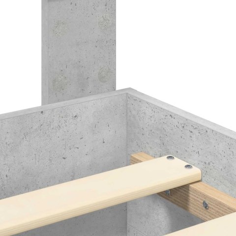 Ramka łóżka z szufladą Z zagłówkiem Materiał drewnopochodny