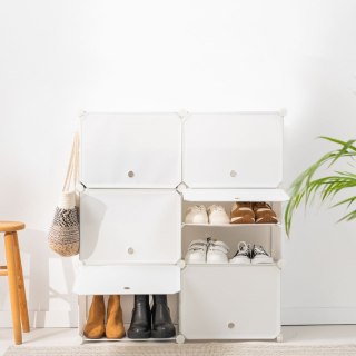 Przenośny modułowy stojak na buty InnovaGoods Biały - 36 par