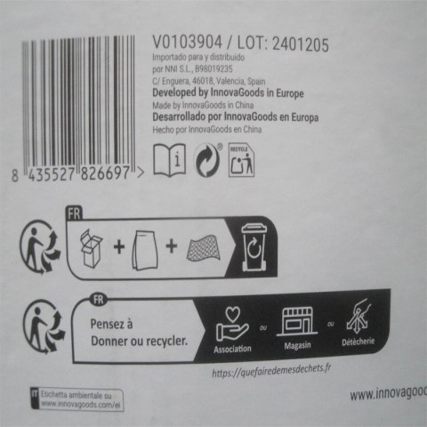 Przenośny modułowy stojak na buty InnovaGoods Biały - 36 par