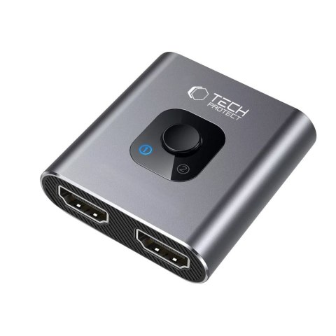 HUB adapter 2w1 HDMI 4K 60HZ - szary