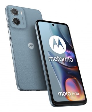Smartfon Motorola Moto E15 2/64GB Misty Blue (WYPRZEDAŻ)