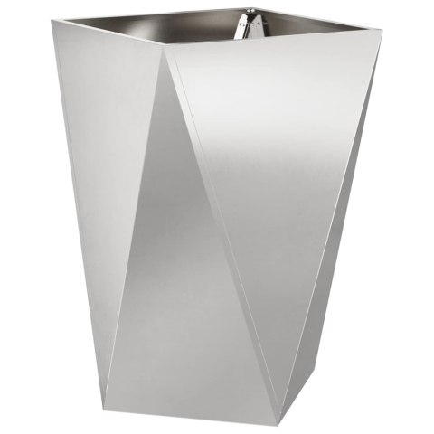 Donica 2 pcs Srebrny 50 x 50 x 75 cm Stal nierdzewna