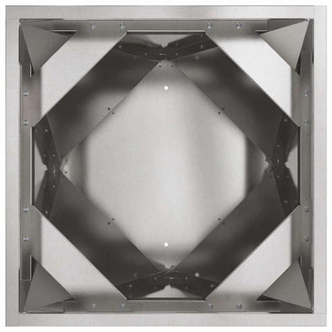 Donica 2 pcs Srebrny 50 x 50 x 75 cm Stal nierdzewna