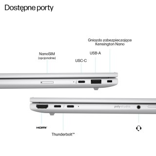 HP EliteBook 8 G1i Ultra 5 225U 16"WUXGA 400nits LBL AG 16GB DDR5 5600 SSD512 Intel Arc Cam 5M+IR+ISP 62Wh W11Pro Aluminium Glac