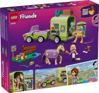LEGO Friends 42695 Przyczepa do przewozu źrebaków
