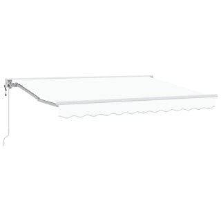 Rama markizy Biały 250 x 200 cm Poliester z powłoką PU