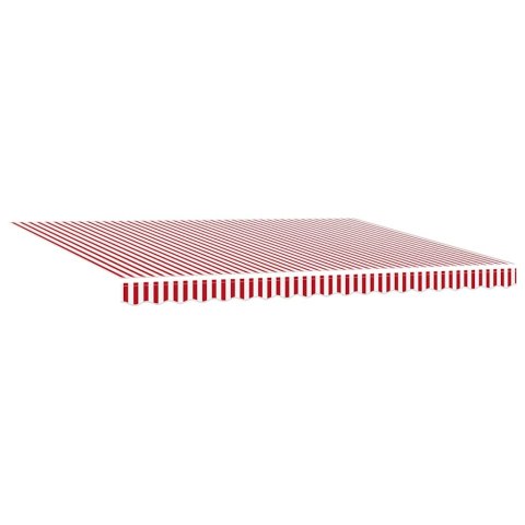 Elektryczna Rozkładana Markiza Czerwony i Biały 450 × 300 cm
