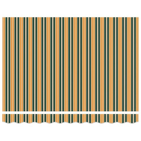 Elektryczna Rozkładana Markiza Zielony i żółty 300 x 250 cm